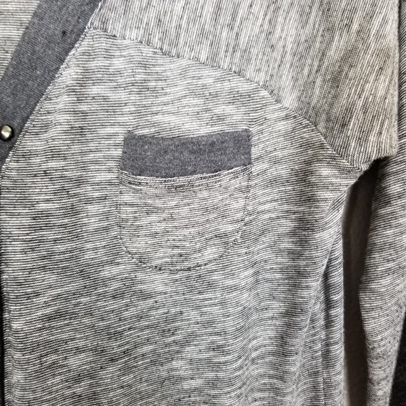 Allen B. Gray Embellished w/Metal Snaps Cardigan S - Picture 3 of 8